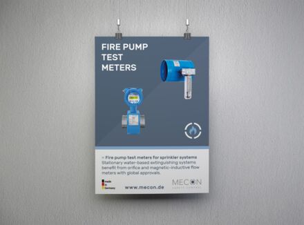 Bild eines Plakates mit Industrie Messtechnik Produkten